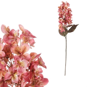 Hortenzie latnatá - umělá řezaná, staro-růžová