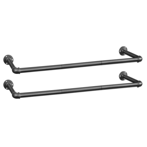 Věšák, kov, černá, AUV-E1067 BK