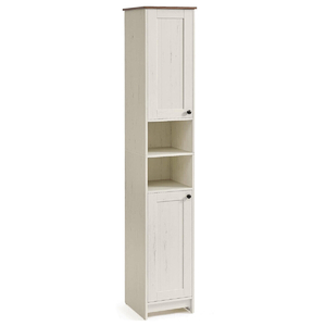 Koupelnová skříňka 30x30x170cm, mdf, bílá, AUK-E1166 WT