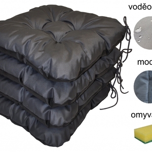Podsedák antracit voděodolný - set 4 kusy