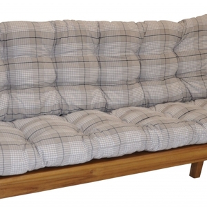 Polstr na zahradní lavičku 150 cm - látka Antik kostka
