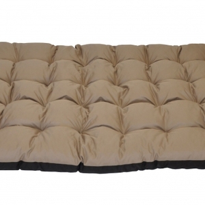 Matrace zahradní MAXI 180x115 cm - tm. béžová voděodolná