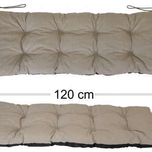Podsedák 120x40 tmavě béžový melír
