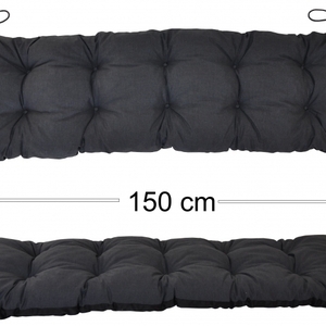 Podsedák 150x40 tmavě šedý melír