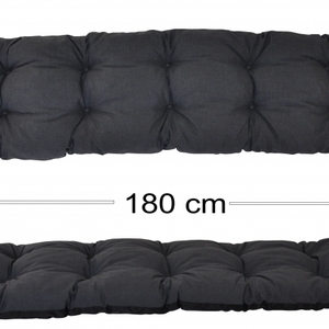 Podsedák 180x40 tmavě šedý melír