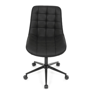 Pracovní židle, výškově nastavitelná, černá látka, KA-V3120 BK3