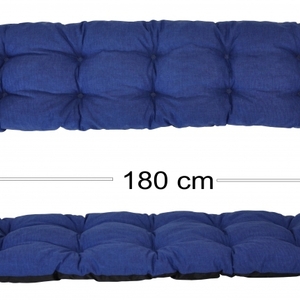Podsedák 180x40 modrý melír