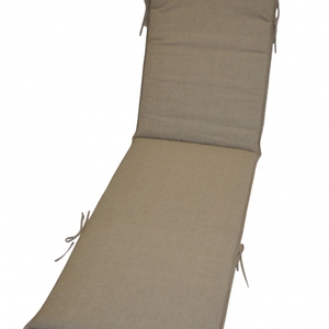 Polstr na lehátko UNI šíře 55 cm barva tmavě béžový melír