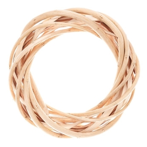 Věnec proutěný - pr. 15 cm, přírodní barva