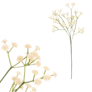 Gypsophila - umělá větev, krémové květy
