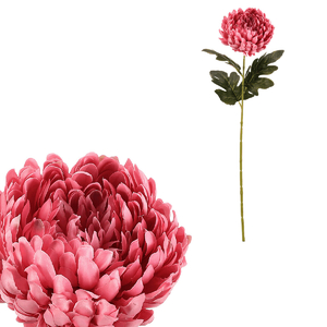 Chryzantéma - umělá řezaná květina, růžová