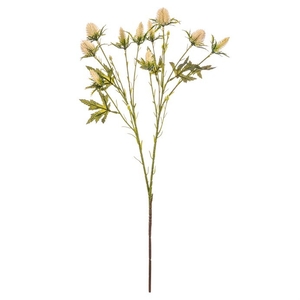 Eryngium - umělý řezaný, barva krémová