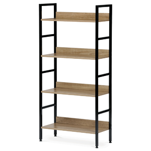 Regál, mdf, hnědá, GD-314 OAK