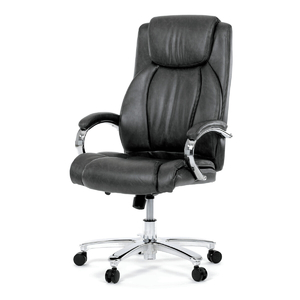Kancelářské křeslo, houpací mechanismus, šedá ekokůže, KA-F1385 GREY