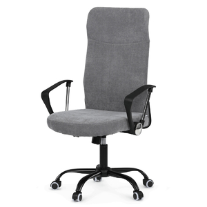 Kancelářská židle, houpací mechanismus, šedá látka, KA-W3109 GREY