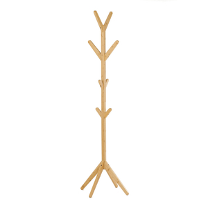 Stojanový věšák, bambus, přírodní, DR-B017 NAT