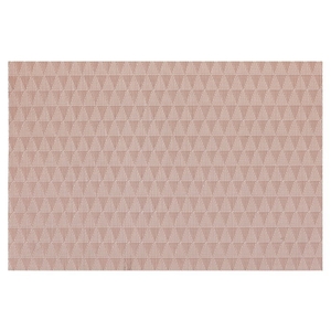 Prostírání plastové - béžové, motiv trojúhelníků, 45 x 30 cm