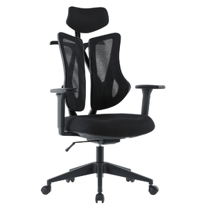 Kancelářská židle, synchronní mechanismus, černá síťovina, KA-H3245 BK
