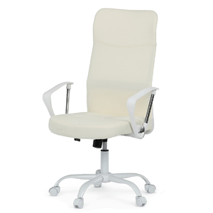 Kancelářská židle, houpací mechanismus, béžová látka, KA-W3109 BG
