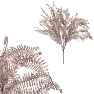 Kapradí - umělý trs, barva měděná