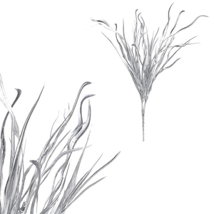 Tráva vlnitá - umělý trs, barva stříbrná