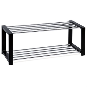 Botník, masiv, černá, 83168-11 BK