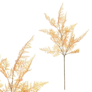 Kapradí - umělý trs, barva oranžová