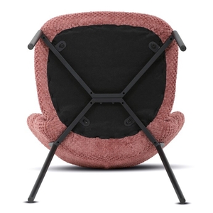 Jídelní židle, růžová, látka bouclé, CT-W1077 PINK2