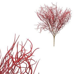 Drátovec - umělý trs, barva červená