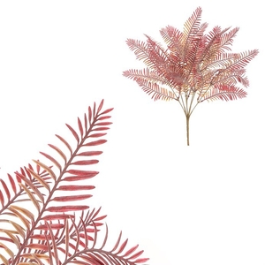 Kapradí - umělý trs, barva červená