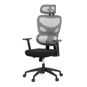Kancelářská židle, houpací mechanismus, šedá, KA-K2080 GREY