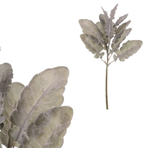 Listí senecio - umělý trs, barva zeleno-šedá