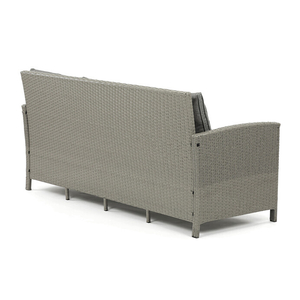 Zahradní sestava 140x70x60cm, polyratan, šedá, AZS-A1719 GREY