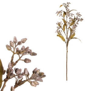 Eukalyptus - umělá větvička, barva šedá