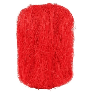 Sisálové vlákno - balení 500 g, barva červená