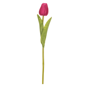 Tulipán pěnový - umělý řezaný, barva tmavě červená