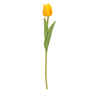 Tulipán pěnový - umělý řezaný, barva žlutá