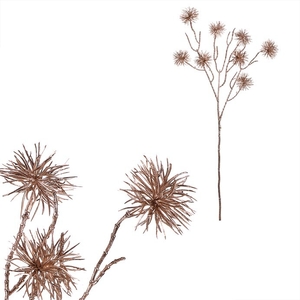 Bodlák - umělá větev, barva champagne