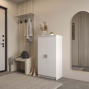 Botník 2 dveře bílá