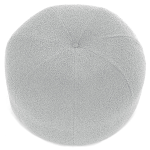 Taburet, šedá, látka bouclé, AK-307 GREY2