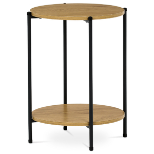 Odkládací stolek 44x44x56cm, mdf, divoký dub, CT-G1005 OAK