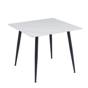 Jídelní stůl ADRIA 70x70 bílý mramor
