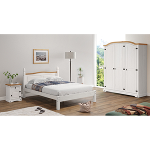 Noční stolek CORONA bílý vosk 16345B