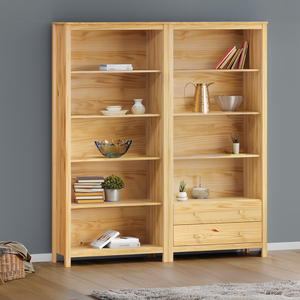 Knihovna 2 zásuvky TORINO