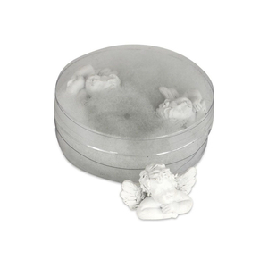 Anděl mini - polyresin, bílý, cena za balení (3 ks)