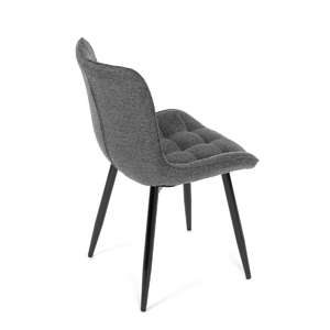 Jídelní židle, šedá, látka, HC-462 GREY2
