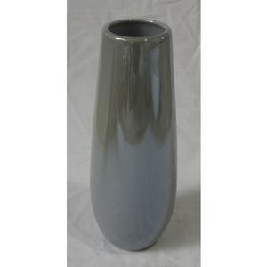 Váza keramická, šedivá perleť