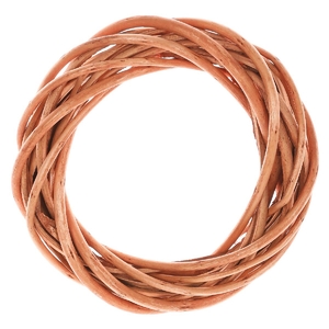 Proutěný věnec - pr. 15 cm, medová barva
