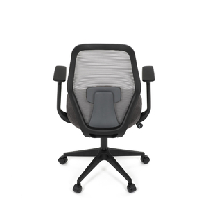 Kancelářská židle, houpací mechanismus, šedá síťovina, KA-V3149 GREY