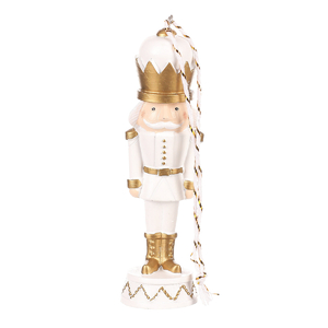 Voják - závěsná figurka, polyresin, barva bílo-zlatá